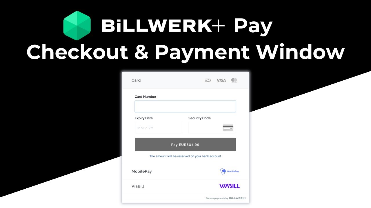 Billwerk+ Payment Gateway: Checkout & Payment Window Customization