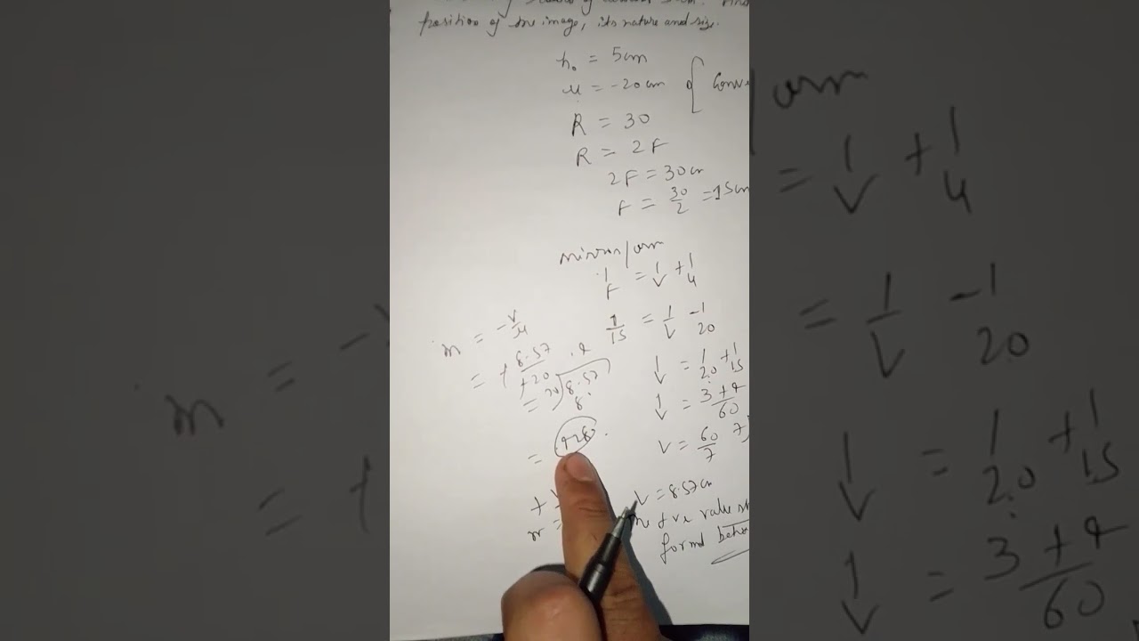 Convex mirror special question for board exam #board #trending 