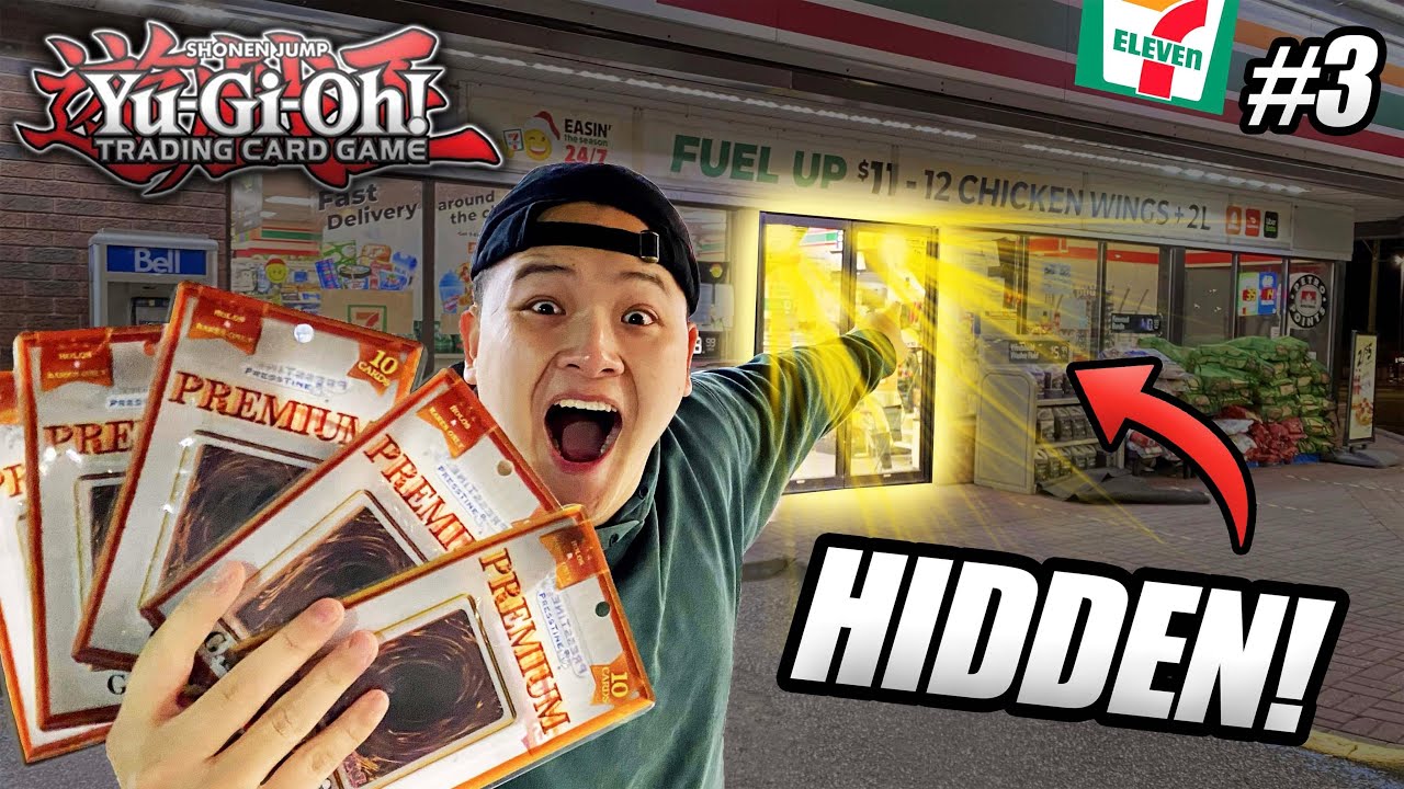 *I FOUND 7-ELEVEN PREMIUM YU-GI-OH! MYSTERY PACKS!* SEARCHING FOR HIDDEN YU-GI-OH! CARDS AT 3AM! #3