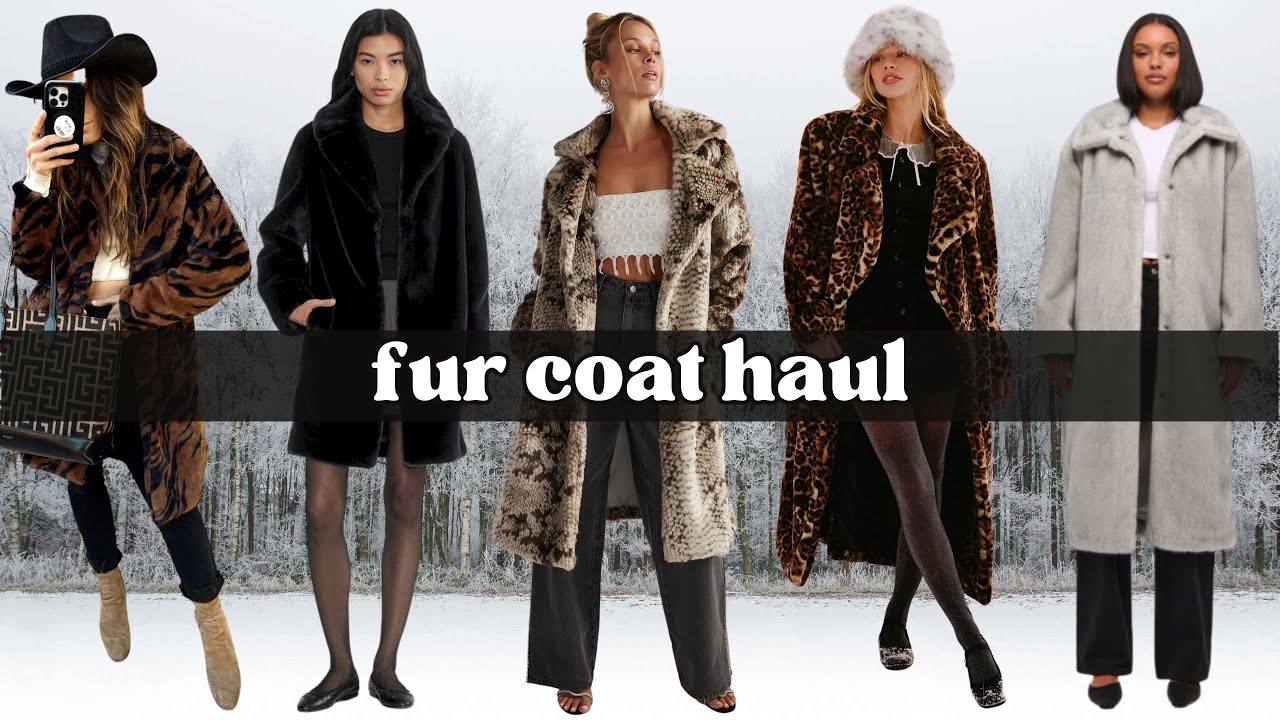 finding the BEST faux fur coat | fur coat haul