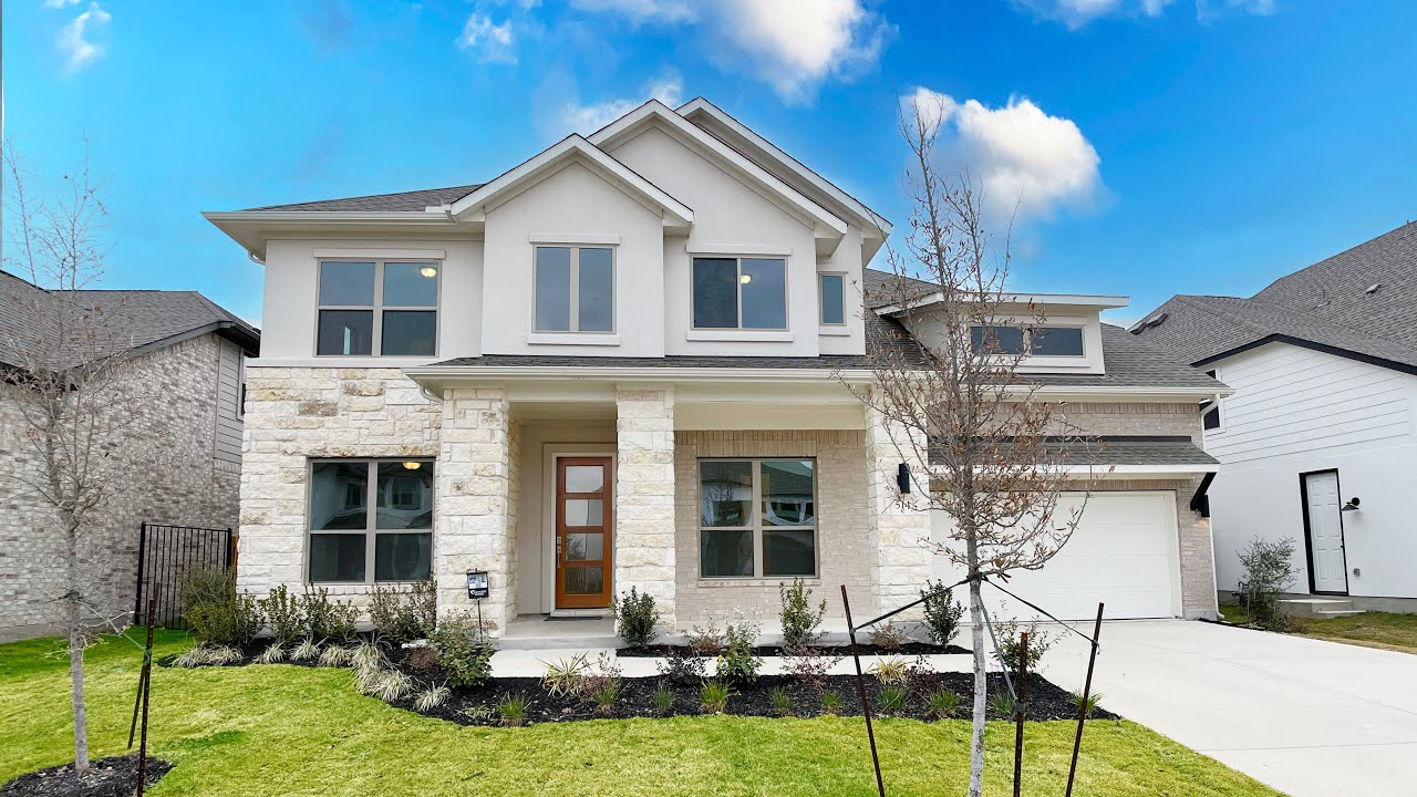 $730K w/ GREENBELT VIEWS by Coventry Homes in Santa Rita Ranch in Liberty Hill, TX | Motley Plan