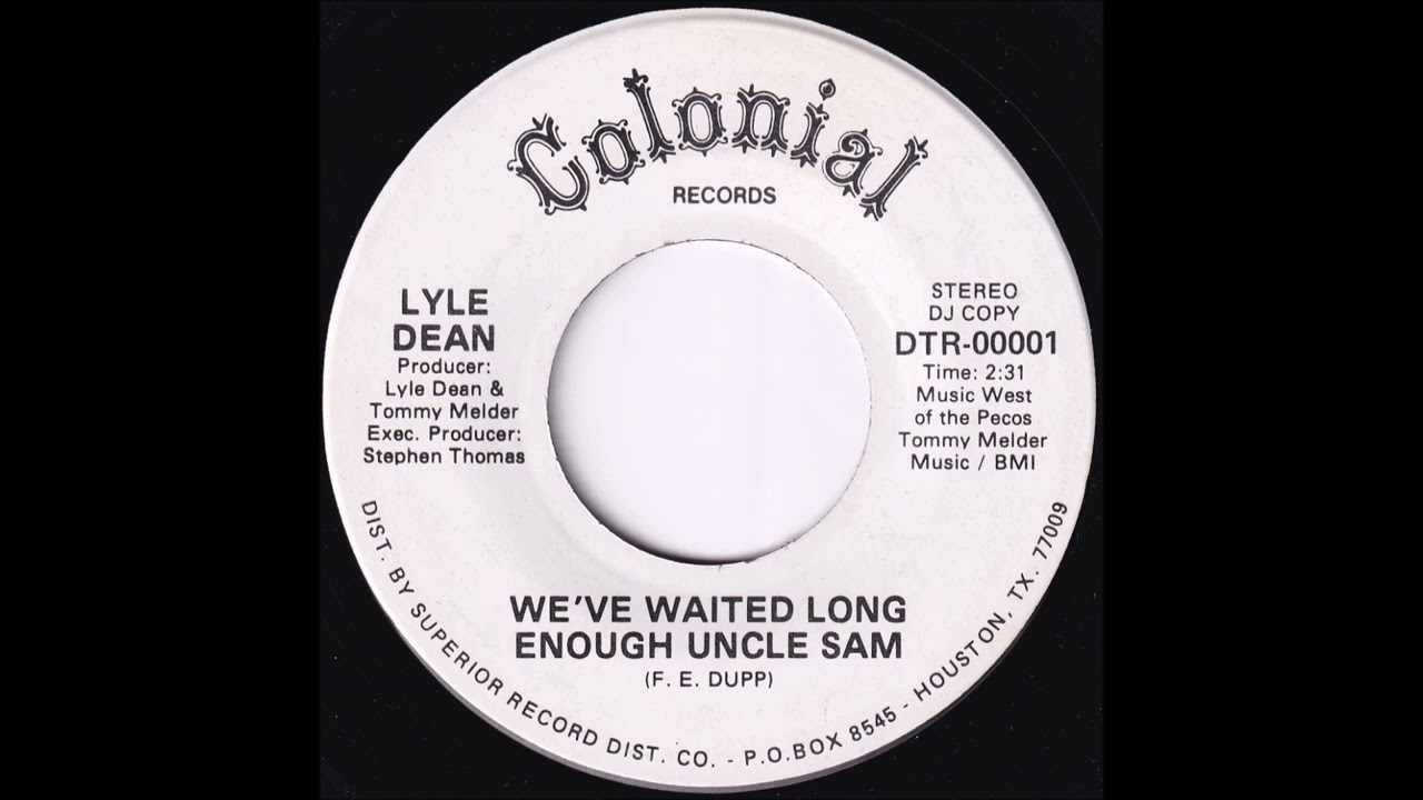 We've Waited Long Enough Uncle (Sam Lyle Dean)