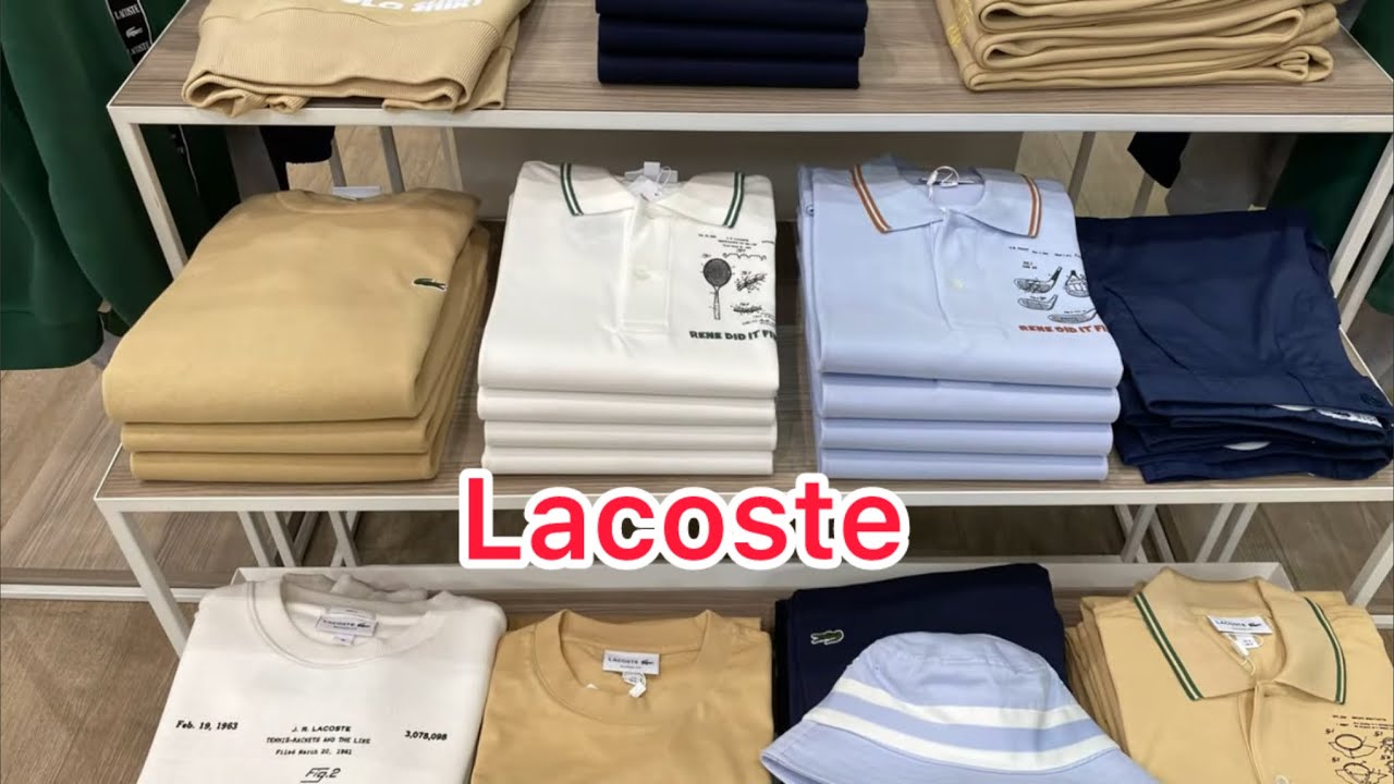 [4k] Lacoste new men’s clothing collection