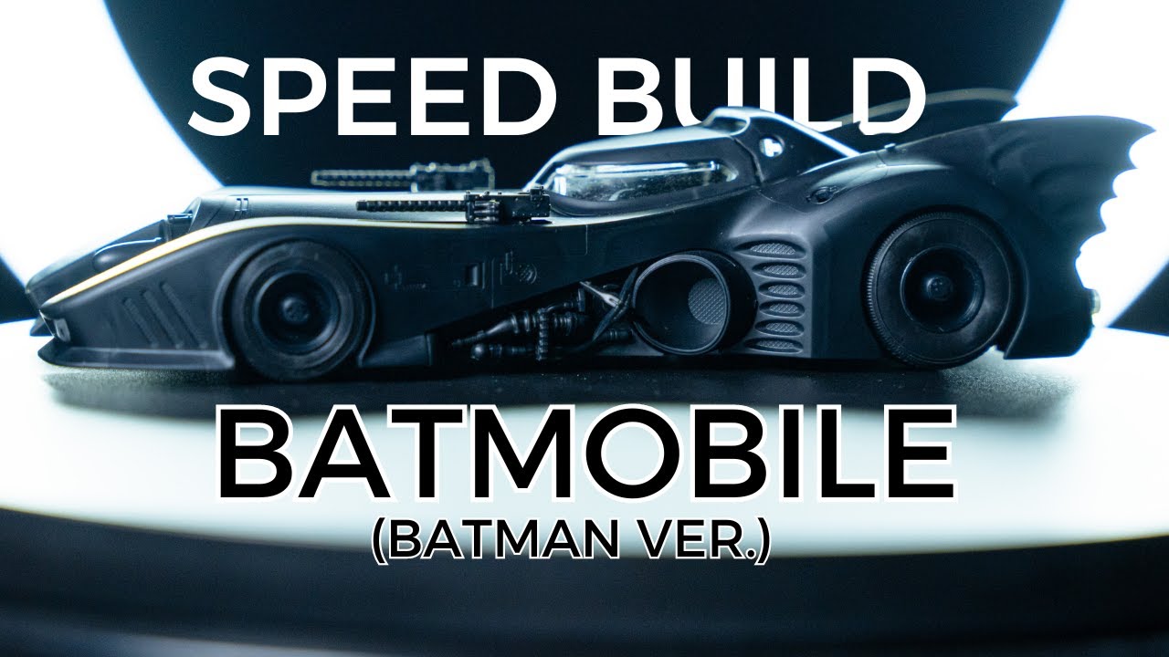 Speed build model kit Batmobile (Batman Ver.) | ASMR | 4k | Otaku Kit Corner