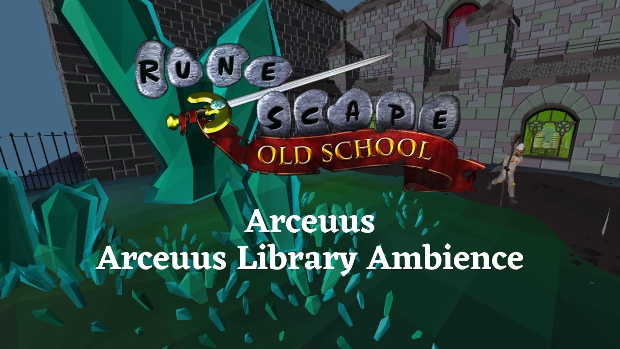 Arceuus Library Ambience - Old School Runescape | Relax and Chill to 1-Hour of Raining Study Music