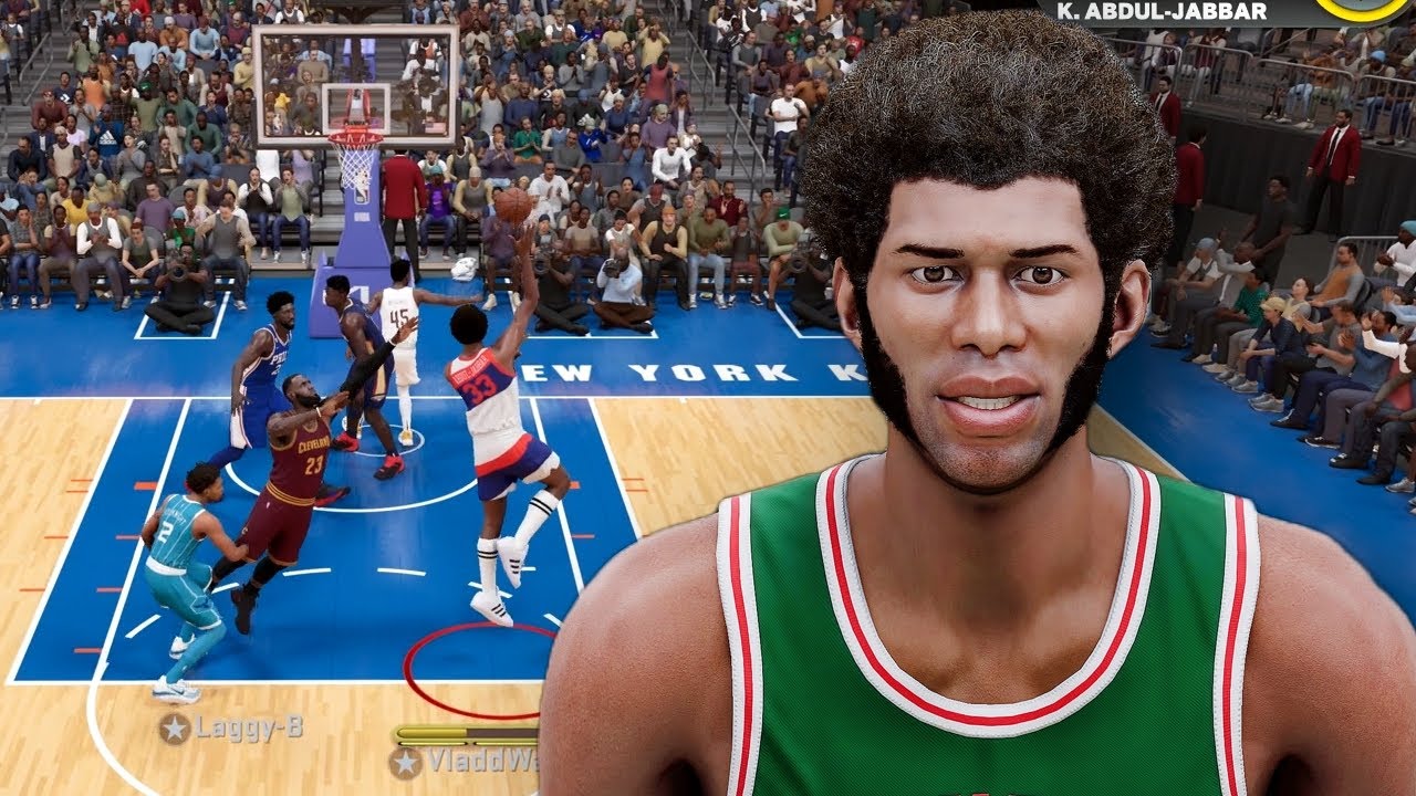 Post-hooking with Kareem in NBA 2K23 Player Control!