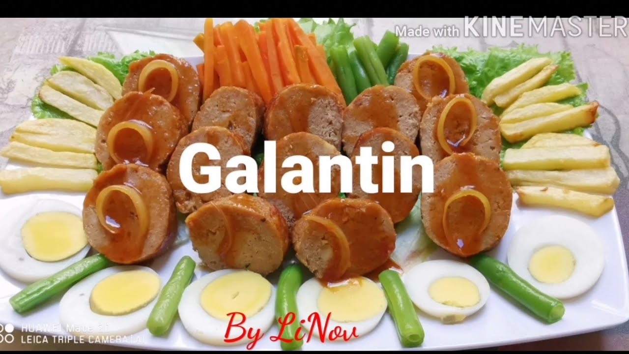 Galantin, resep galantin daging, cara membuat galantin