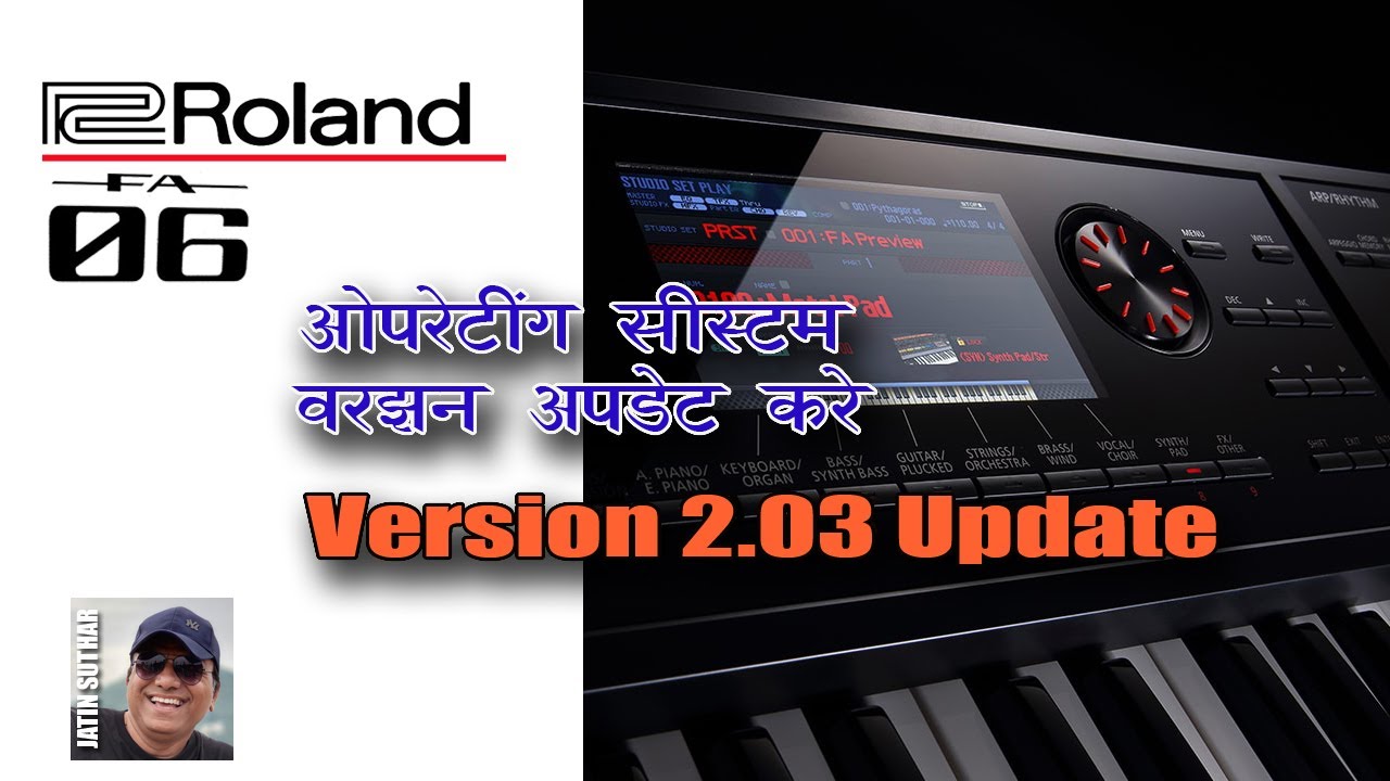 Roland FA06 Version 2 03 Update