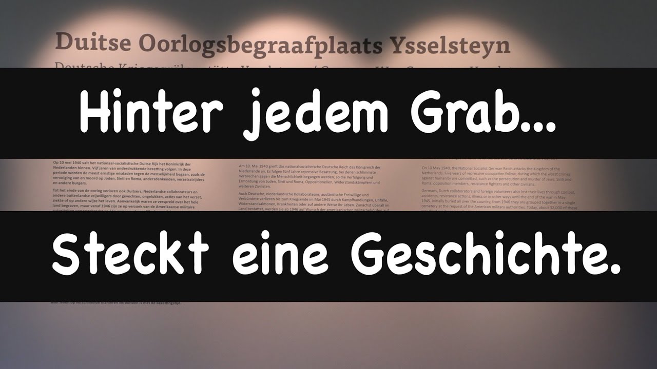 Hinter jedem Grab Steckt eine Geschichte. Der Deutsche Soldatenfriedhof in Ysselsteyn, Niederlande