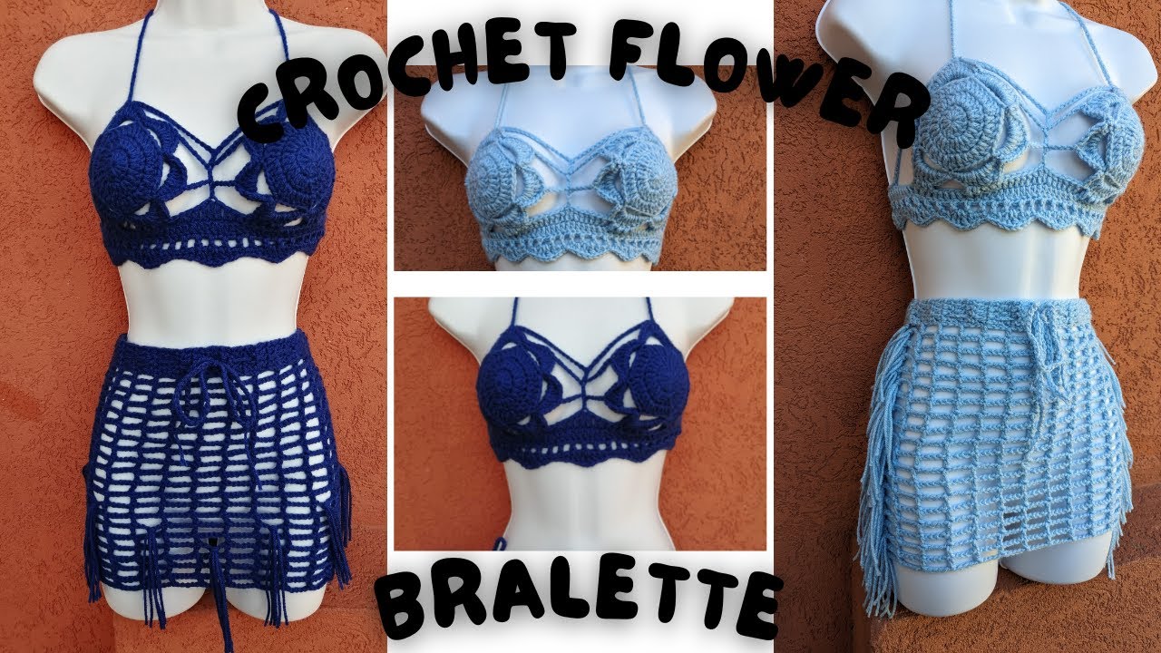 Crochet Flower Bralette | Crafted by Bianca