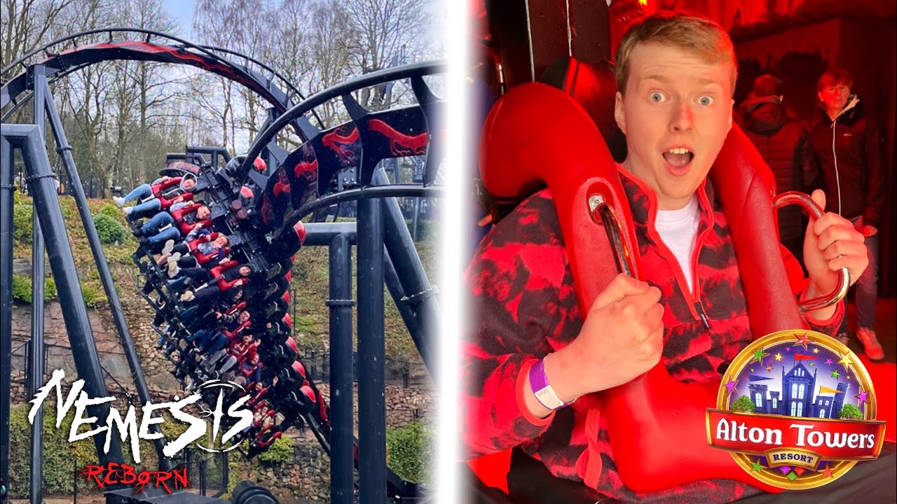 RIDING NEMESIS REBORN for the FIRST TIME!! - Alton Towers