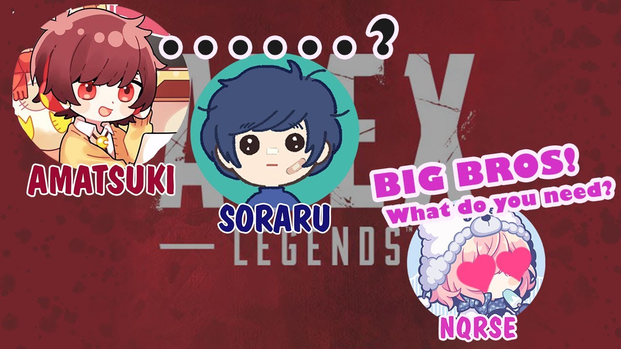 [UTAITE Clip - Eng] APEX LEGENDS #3 | Big Bro Soraru and Amatsuki!!!