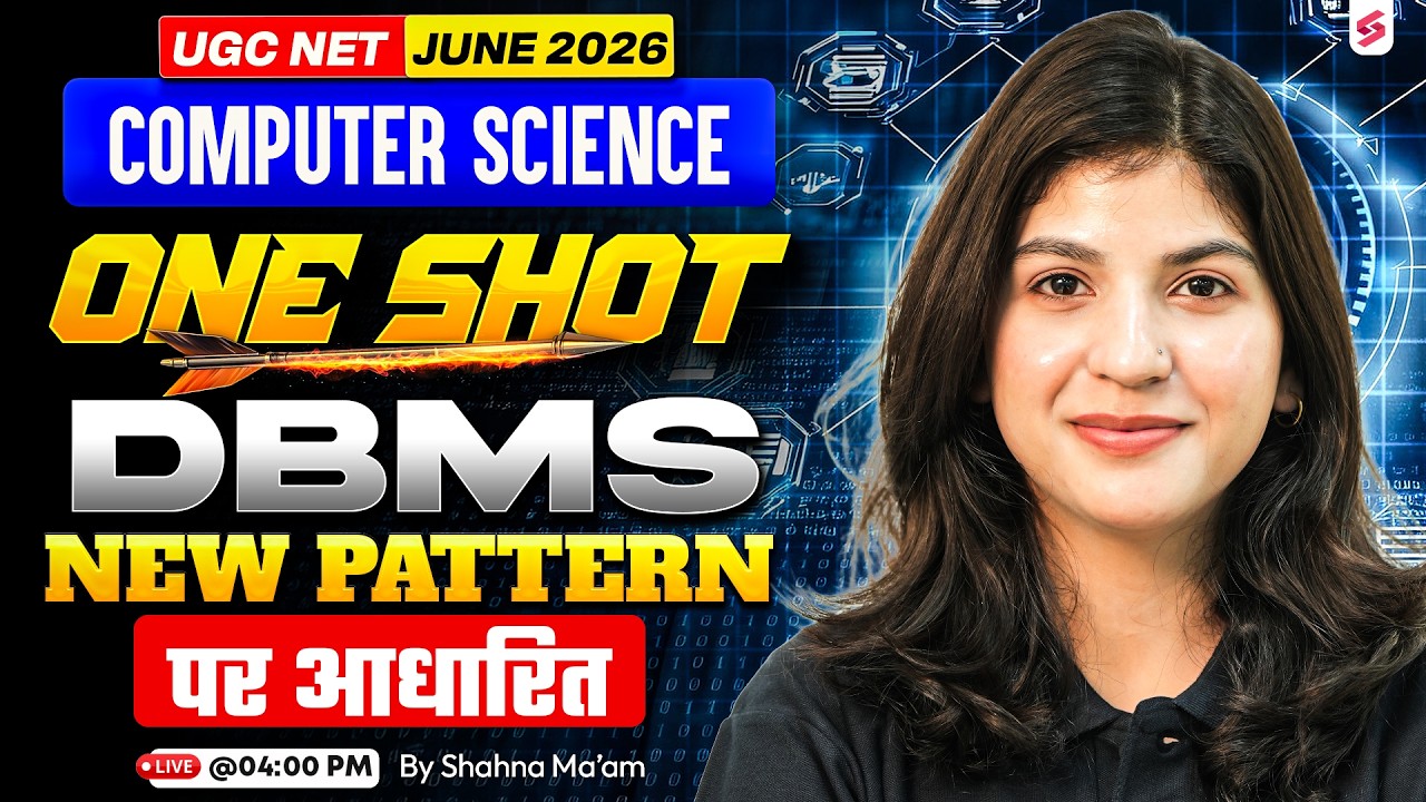 UGC NET Computer Science Preparation 2026 | Database Management System UGC NET By Shahna Mam