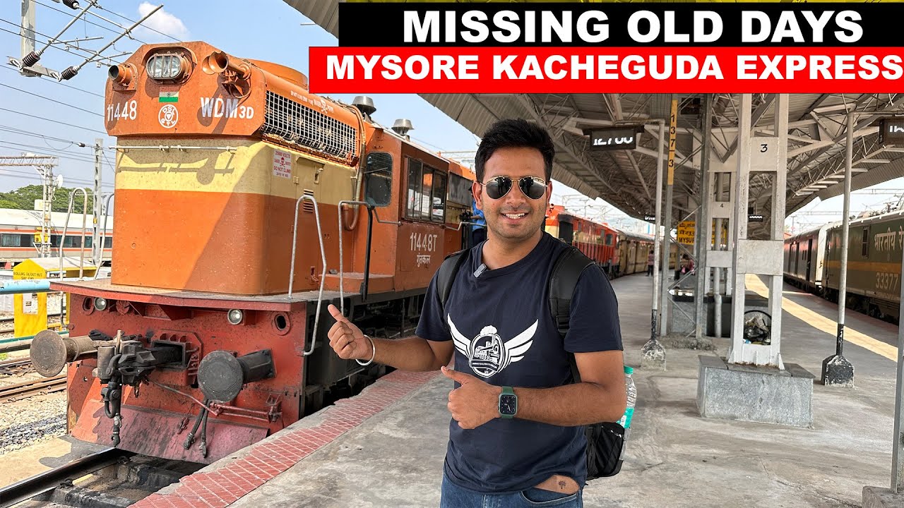 Diesel days of Mysore Kacheguda Express Exploring South India