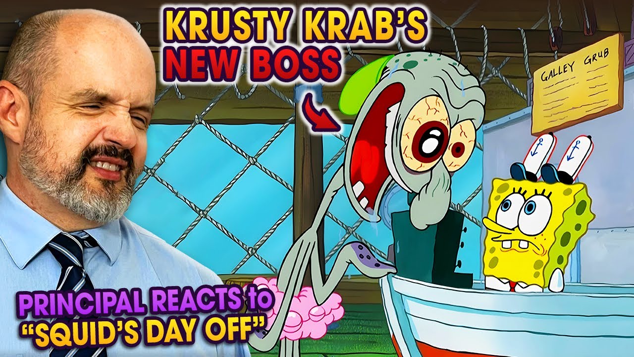 Principal Reacts to SpongeBob SquarePants S2E1 - 