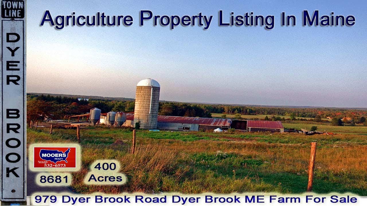 Farms For Sale In Maine Video | 400 Acres Maine Real Estate  MOOERS REALTY 8681
