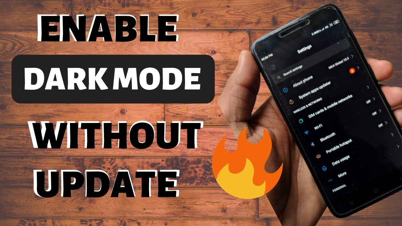 Redmi 4 || How to Enable Dark Mode 🔥🔥 || Miui 10