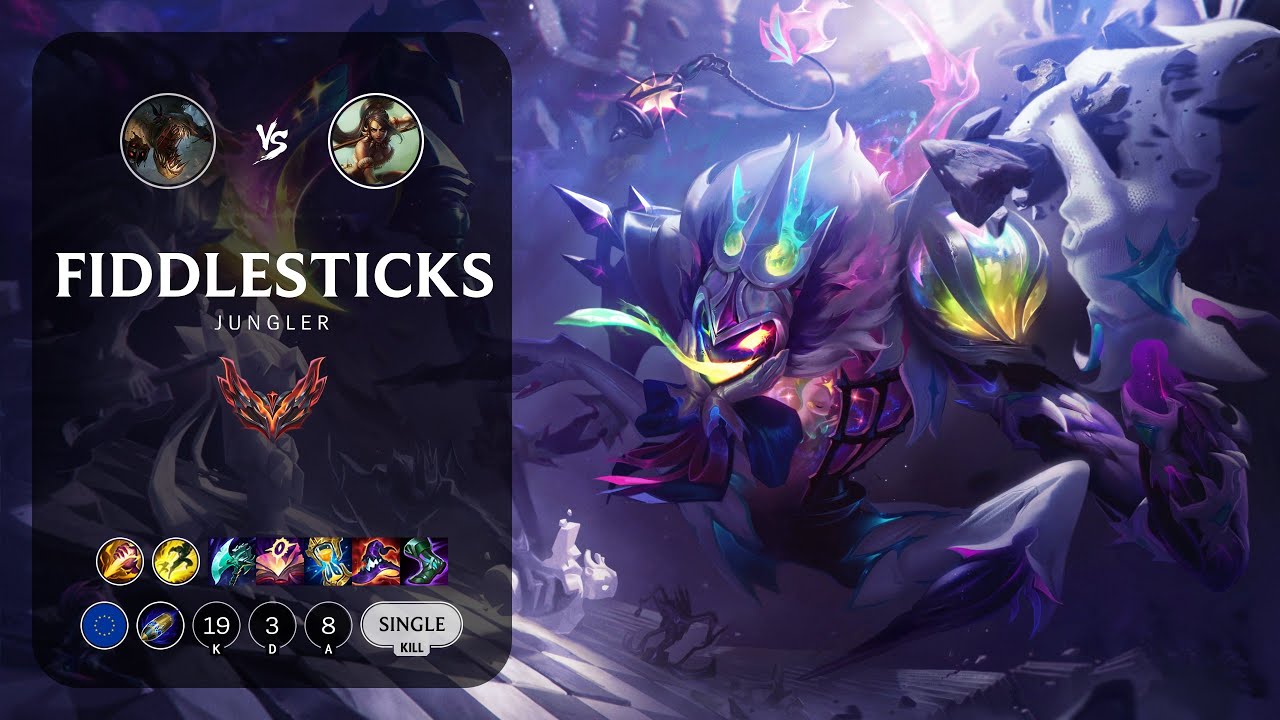 Fiddlesticks Jungle vs Nidalee - EUW Grandmaster Patch 13.16