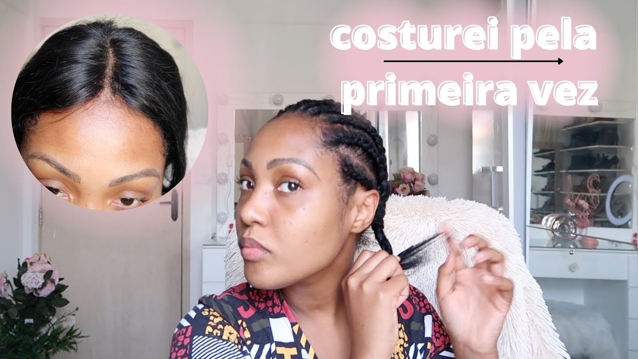 COSTUREI MINHA LACE WIG 4X4 MUITO FACIL