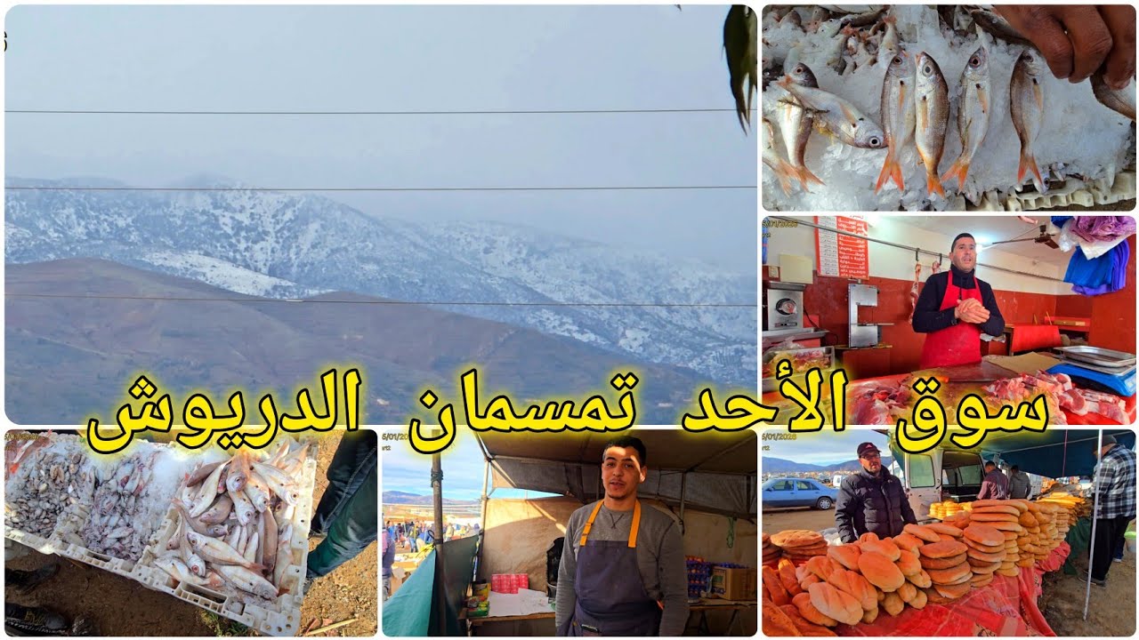 🚨سوق الأحد تمسمان وغياب شبه تام للحوت لليوم بسبب الرياح القوية 🌪وهذا هو الرواج بالسوق 🤲