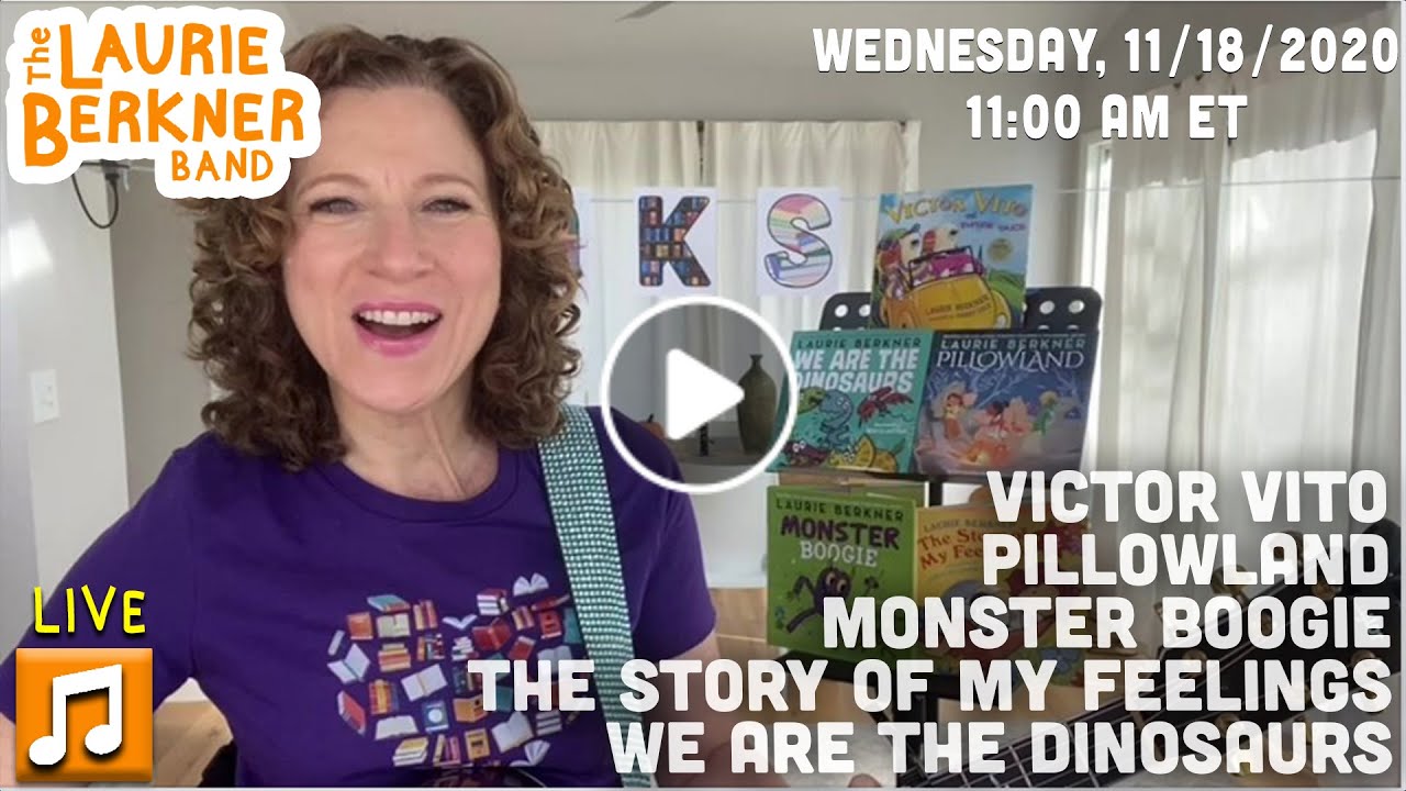 LIVE Berkner Break | Wed., Nov. 18 | BOOKS | We Are The Dinosaurs, Pillowland, Monster Boogie