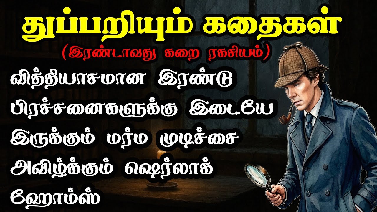 ஷெர்லாக் ஹோம்ஸ் துப்பறியும் கதை/sherlock holmes tamil/The adventures of second stain/TrendyTamili 