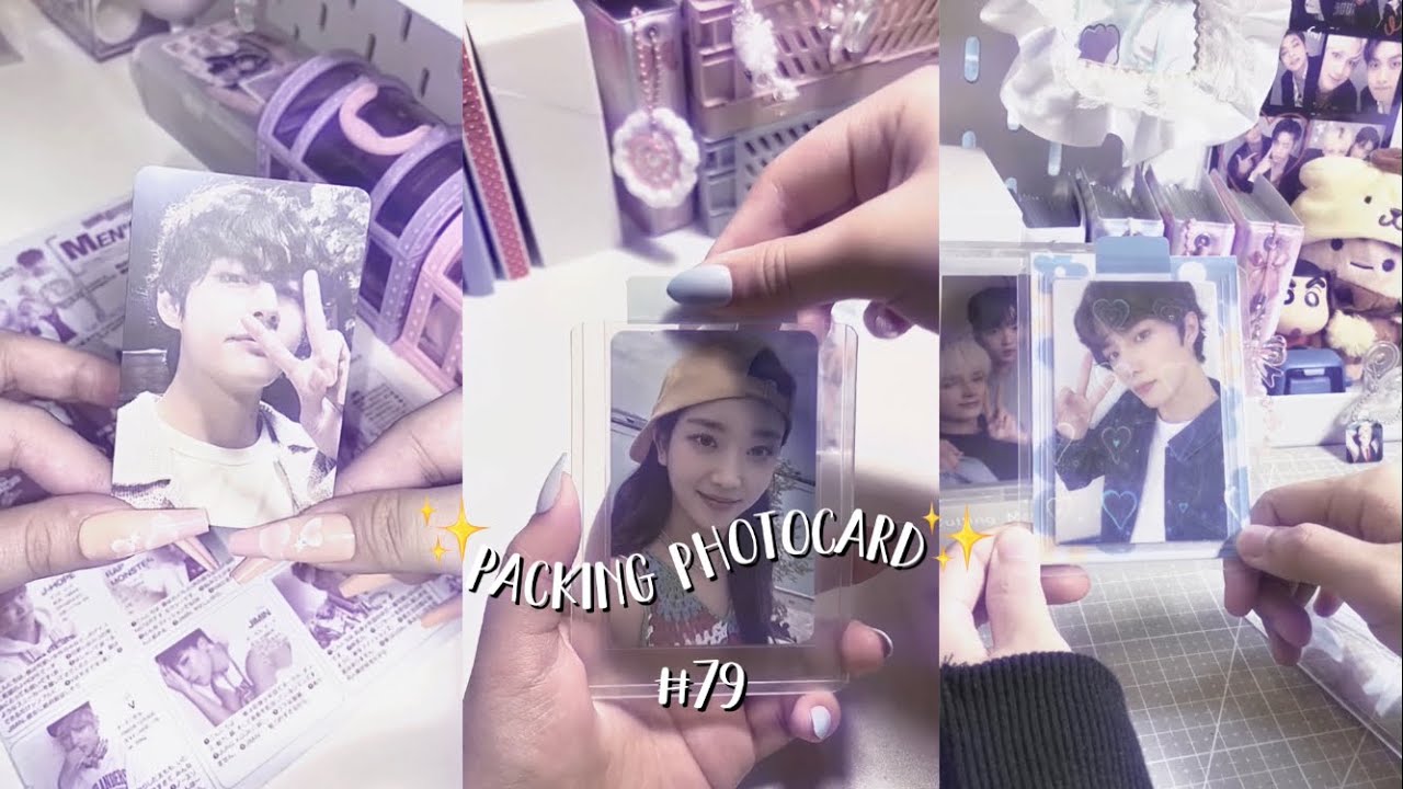 PACKING PHOTOCARD ⌗79 ⭑ BUBBLEMISSO🐈‍⬛