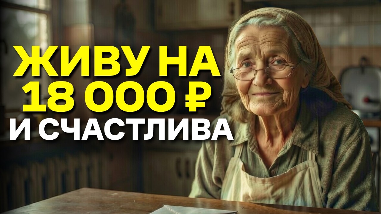 Пенсия 18 000 рублей. Я не Выживаю — я ЖИВУ. Расскажу Как Именно