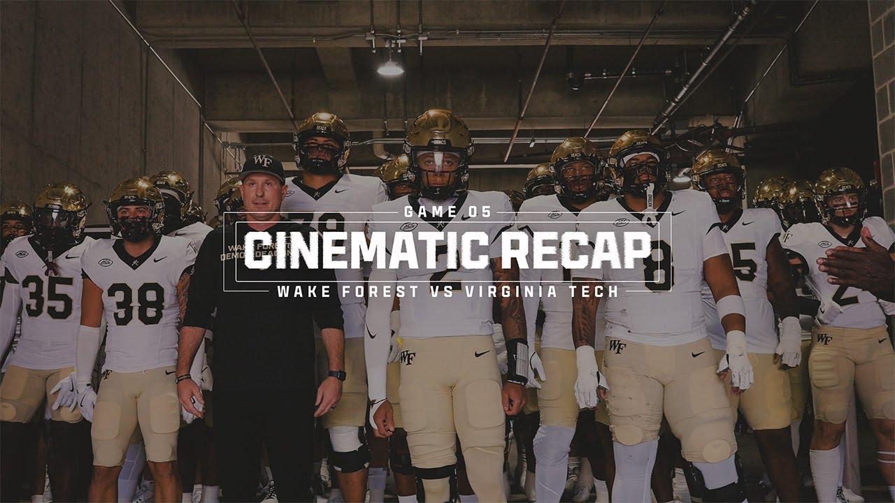 Wake Forest Football vs Virginia Tech | Cinematic Recap