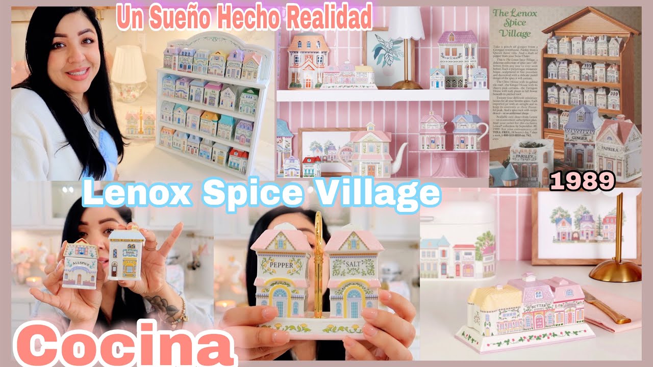 Abriendo Mi Colección Para La Cocina 🌸Lenox Spice Village 🏠De 1989 A 2026 Es Un Sueño 