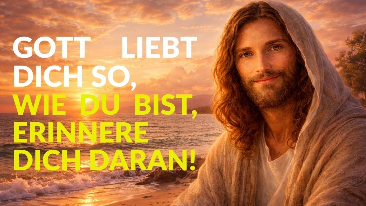 JESUS: GOTT LIEBT DICH SO, WIE DU BIST, ERINNERE DICH DARAN! | MEDITATION