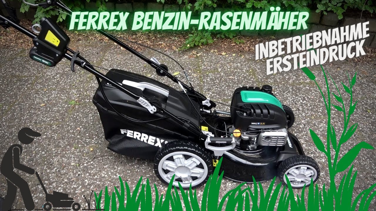 FERREX Benzin Rasenmäher GGM46iZG von Aldi - Inbetriebnahme und erster Eindruck