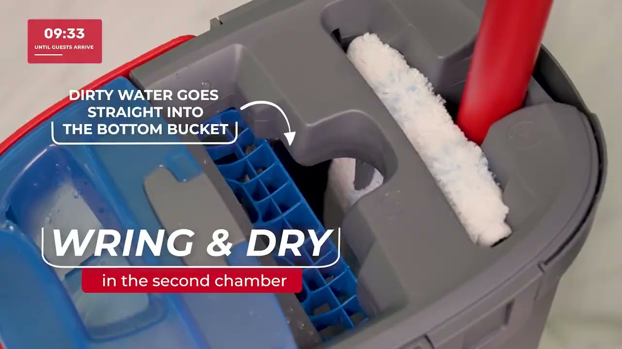 Introducing the O-Cedar H2prO Flat Mop System: 100% Separation of Clean and Dirty Water