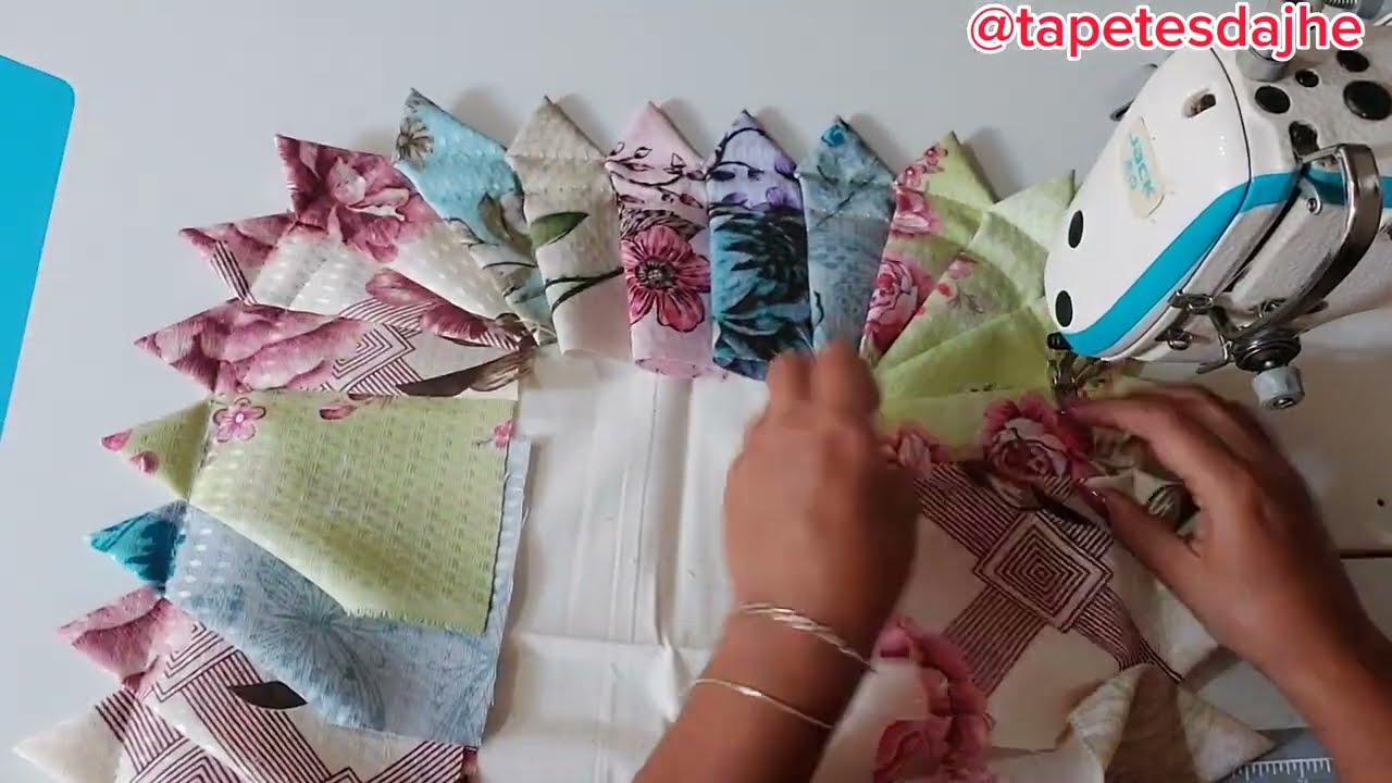 TAPETE DE BICÃO COLORIDO FEITO COM SOBRAS DE CORES🔥TAPETES DA JHE