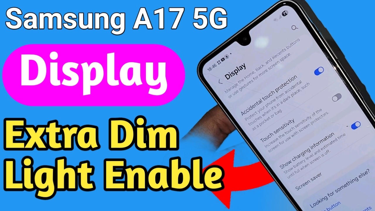 Включение режима повышенной яркости на Samsung A17 5g // Настройка режима повышенной яркости дисп...