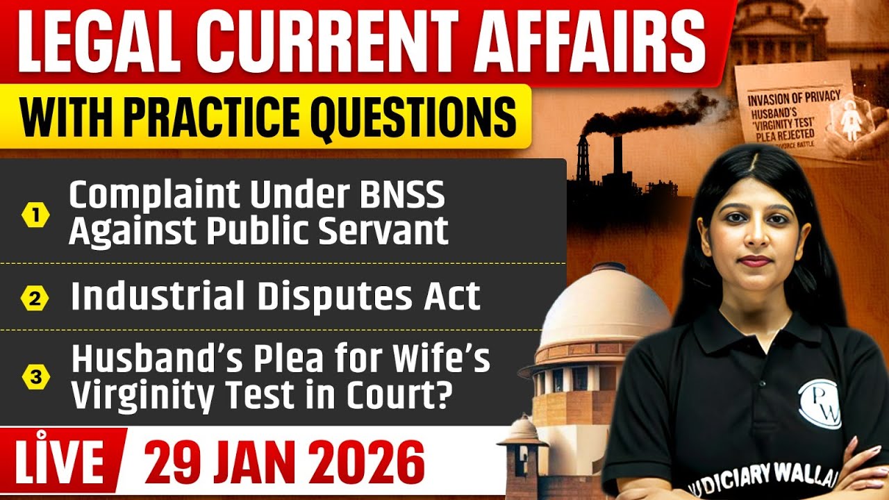 Legal Current Affairs Today | 29 January 2026 | Top Legal News | Judiciary/APO/APP | Judiciary By PW