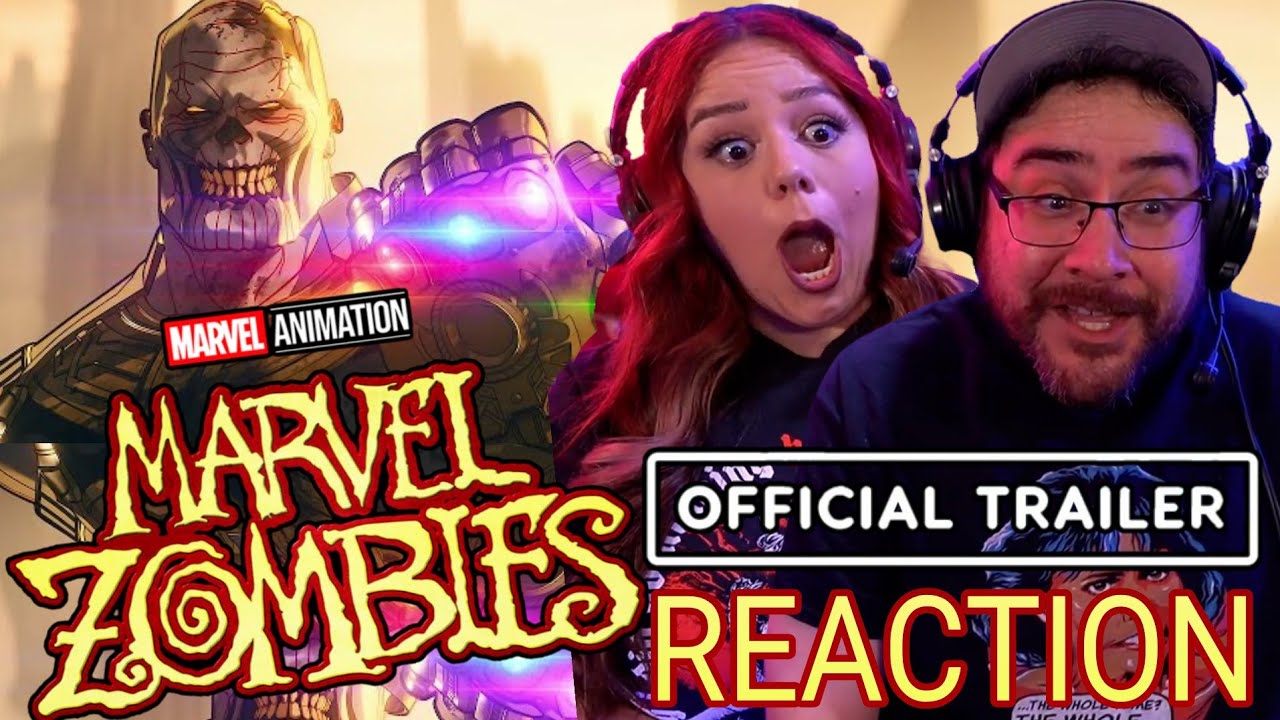 Marvel ZOMBIES Official Trailer REACTION | Marvel Animation | Disney Plus