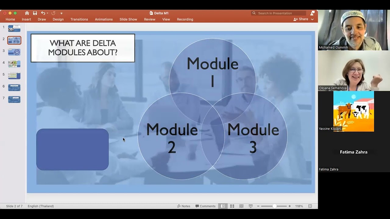 DELTA Module 1 Webinar