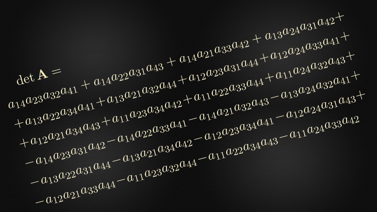 Wyznacznik Macierzy Definicja Permutacyjna w Matematyce