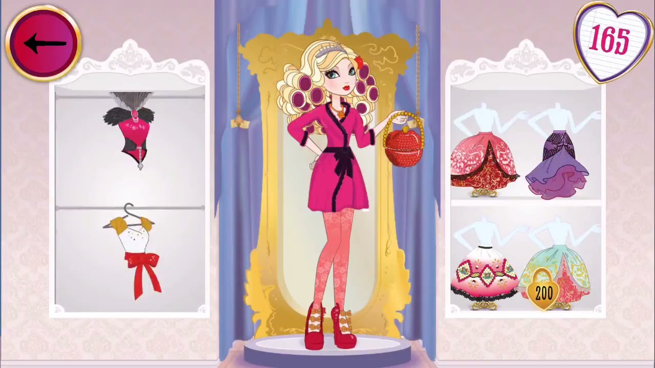 Ever After High: the Google App (Samsung Galaxy S7) Part 38 - Mirror Mirror Styles and Backgrounds