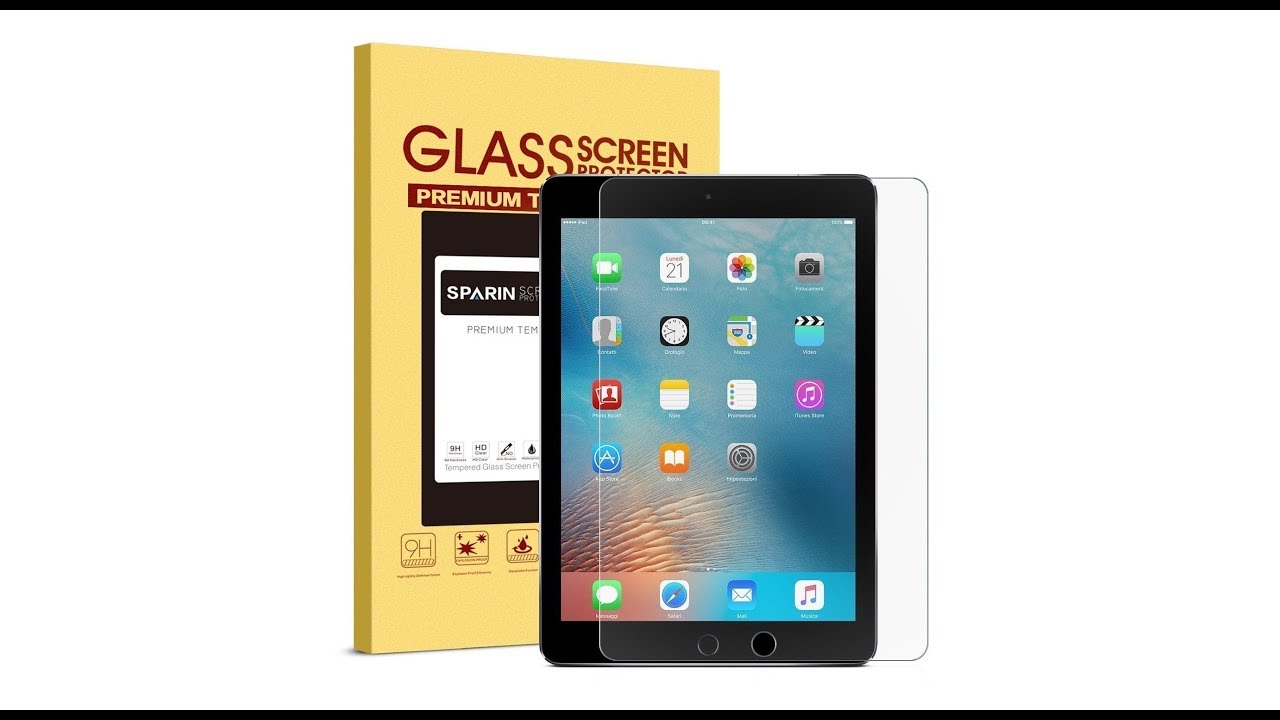 Sparin Premium Tempered Glass For The iPad 2017 Model