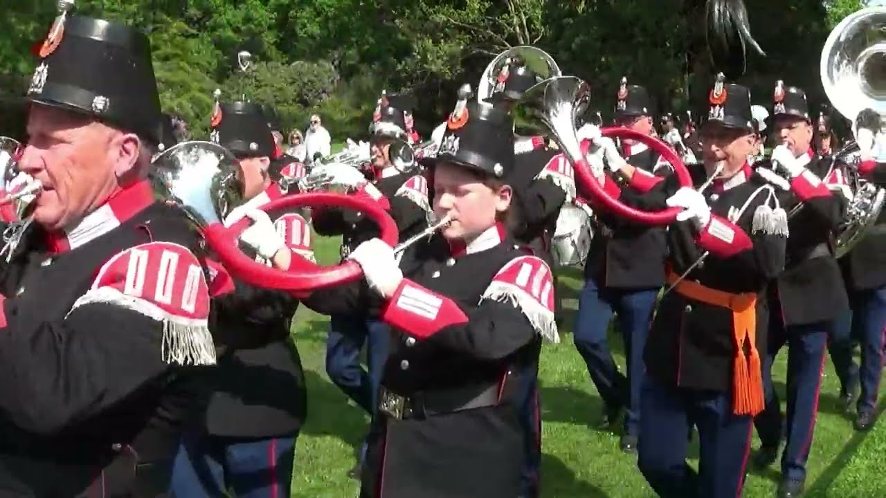 Muziek en marswedstrijd Broederschap St. Sebastianus Klimmen