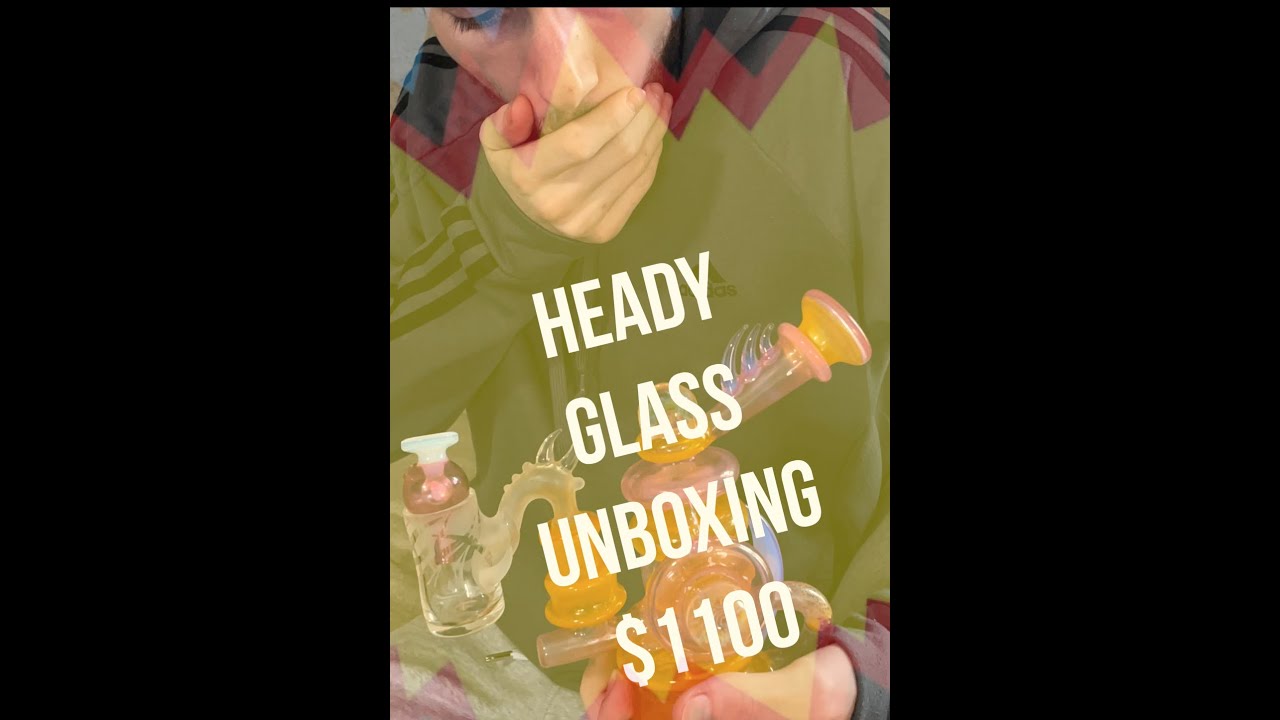 Heady Glass unboxing with 1/4 GRAM dab!