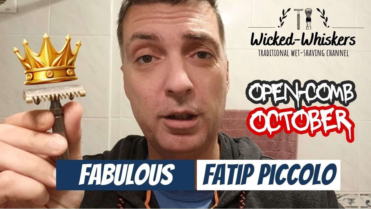 Расческа Fatip Open Comb Piccolo — великолепное пятничное бритье