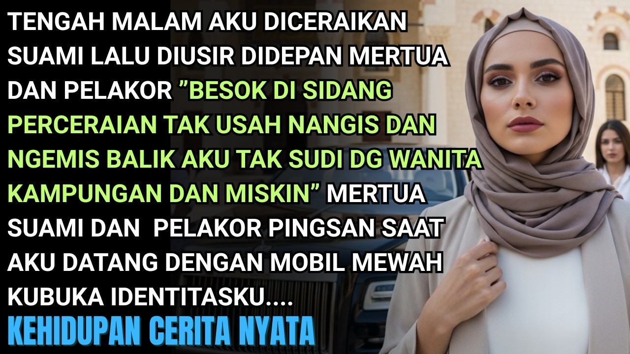 SAAT KUDATANG DISIDANG PERCERAIAN STELAH DITALAK DIDEPAN LAKOR DG HINA MREKA PINGSAN AKU DATANG DG..