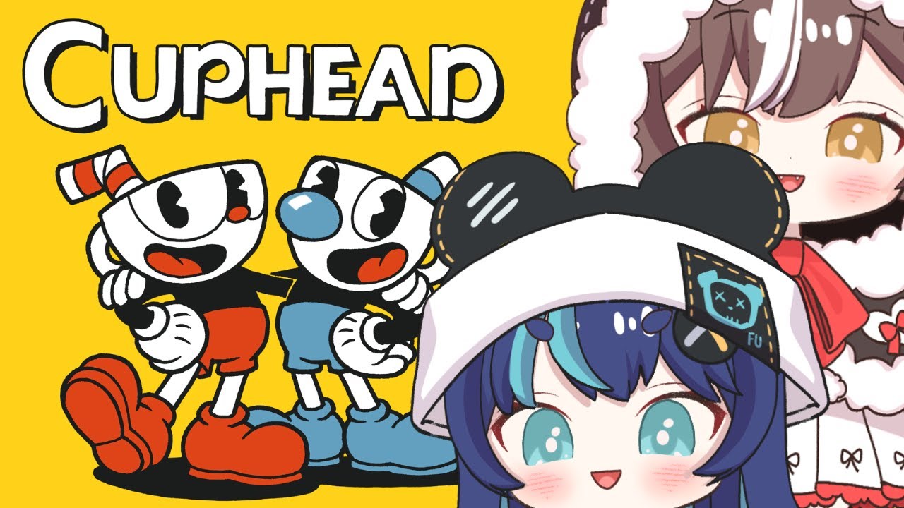 Pon Vtubers try CUPHEAD