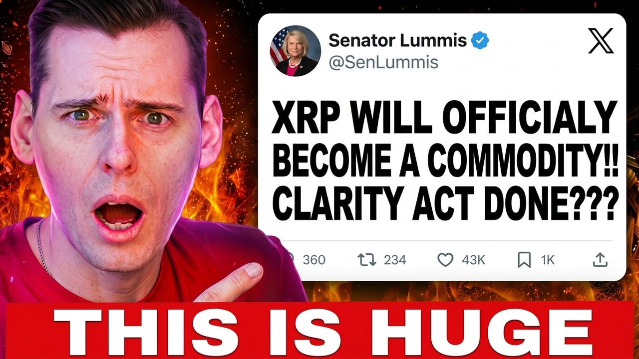 О БОЖЕ, XRP СКОРО ПОЛУЧИТ СТАТУС ТОВАРА!!! (БОМБА ОТ CLARITY ACT)