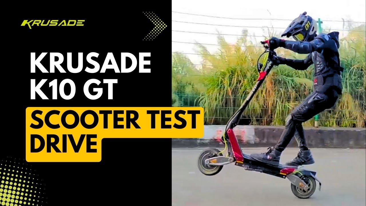 KRUSADE Electric Scooter Test Drive