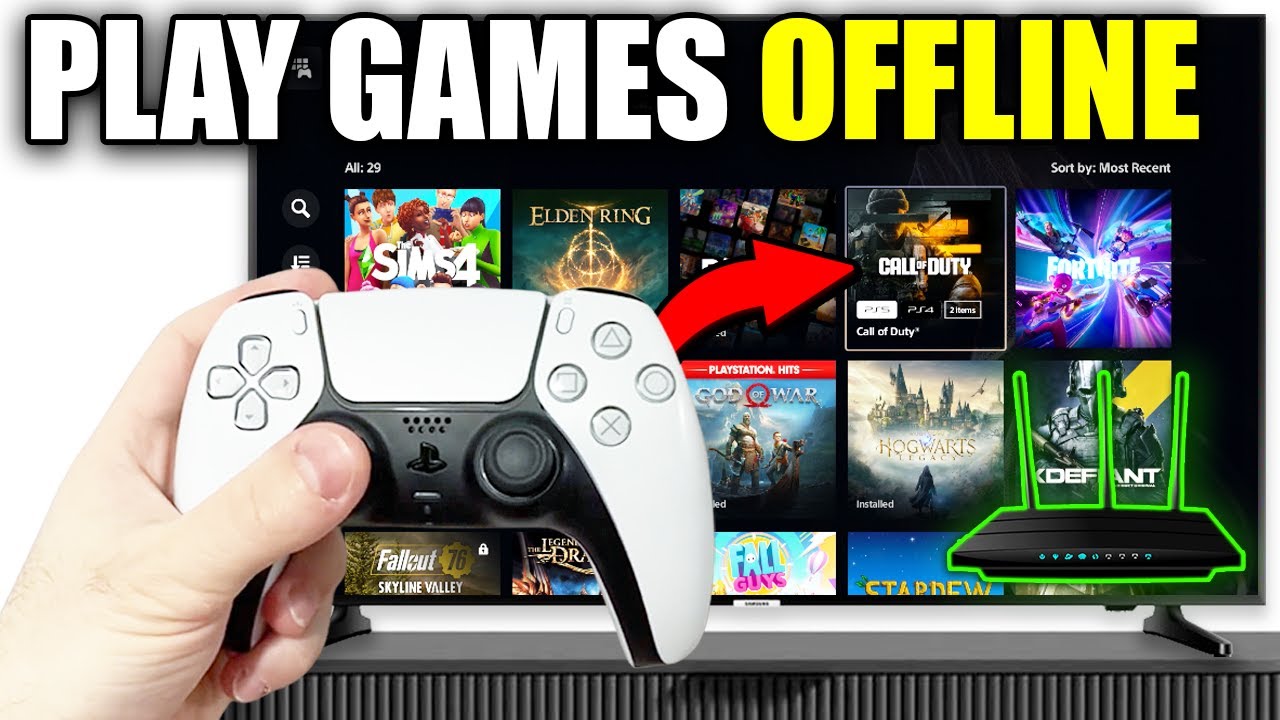Как играть в игры для PS5 офлайн (сделайте это, пока не отключился Интернет!)