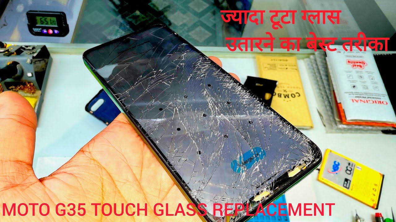 Moto G35 touch glass replacement // how to replace moto G35 touch glass // @Smartmobiletechnology 